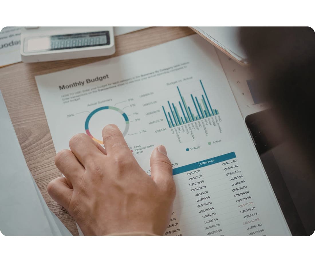 Analyse d'un rapport chiffré et de graphiques