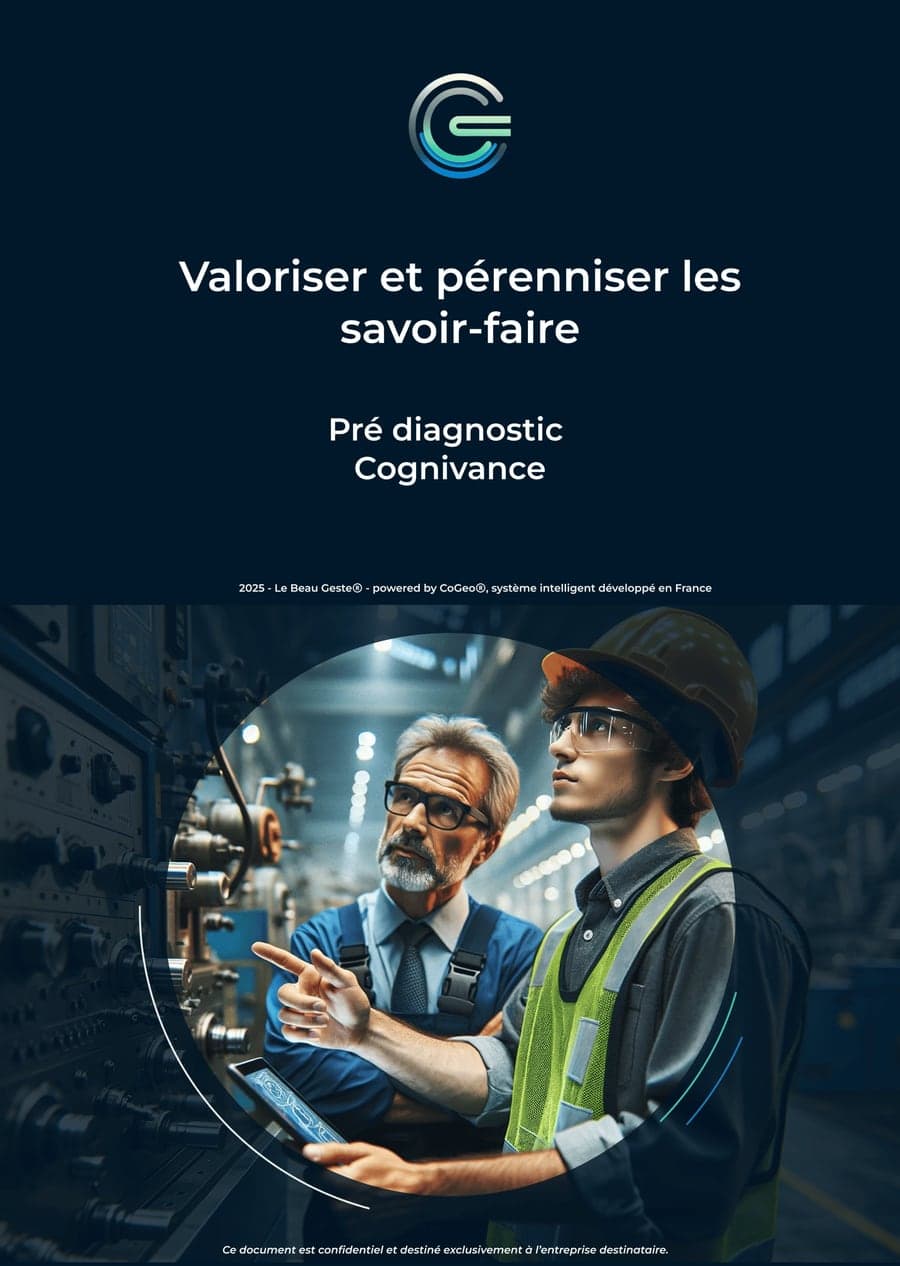 Couverture du pré diagnostic Cognivance : valoriser et pérenniser les savoir-faire