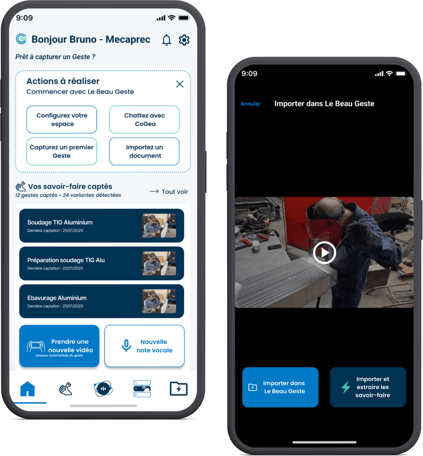 Capture mobile du savoir-faire sur le terrain