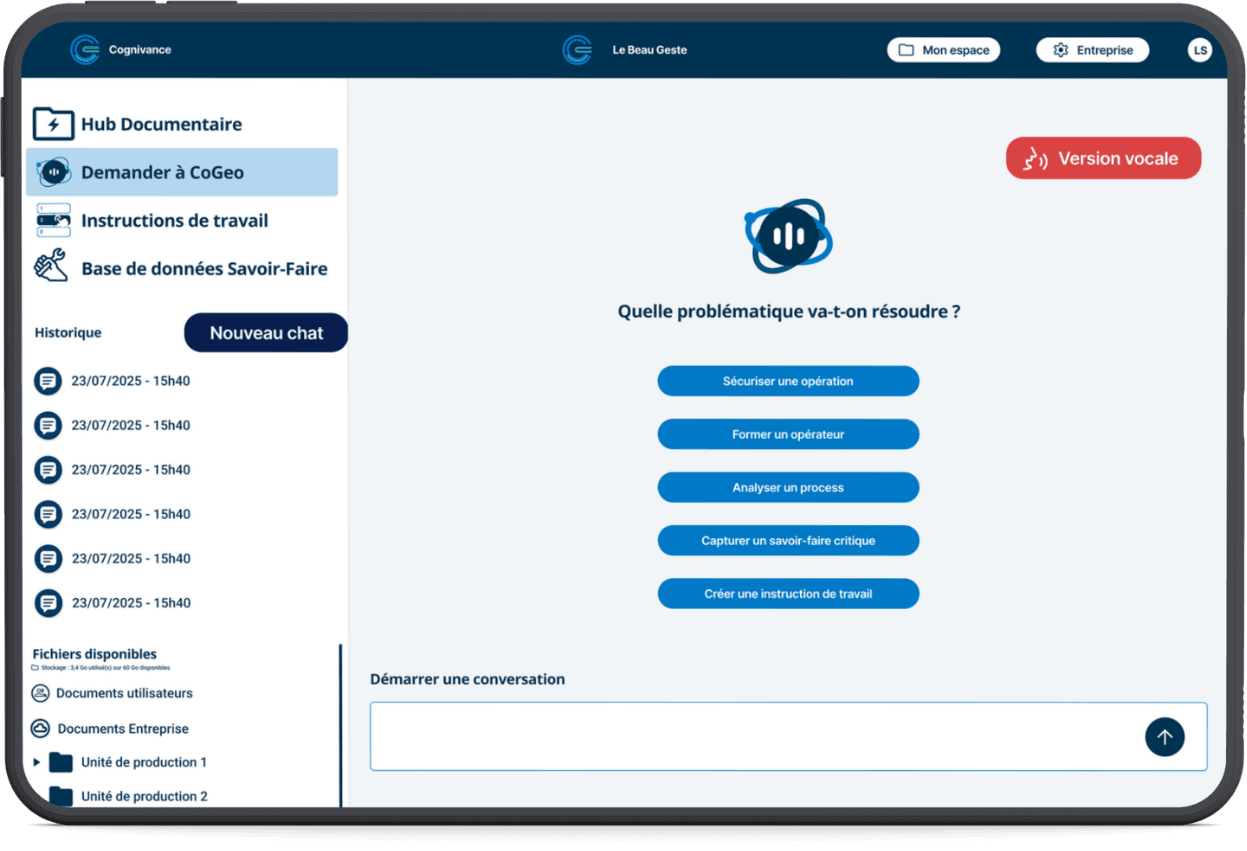 Interrogation du patrimoine avec CoGeo