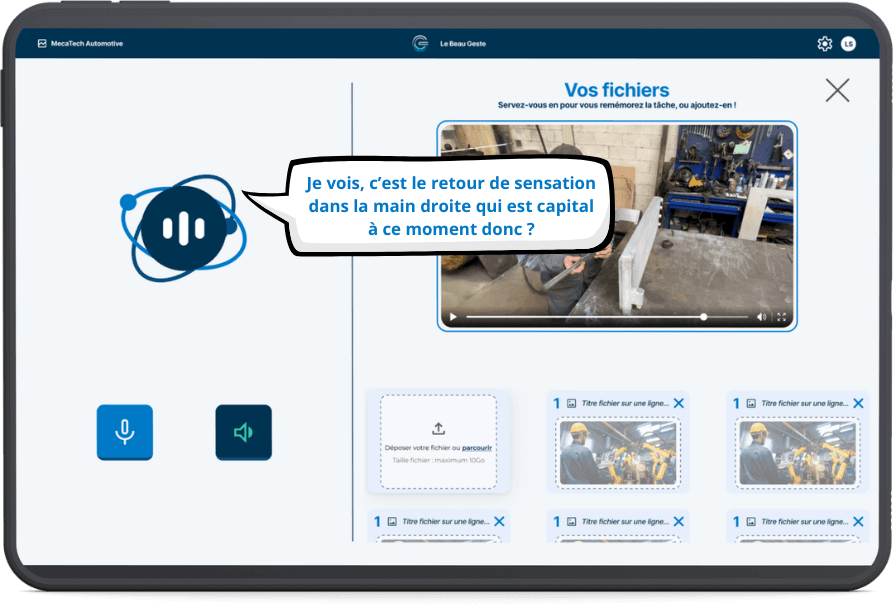 Interview par CoGeo pour enrichir une instruction de travail