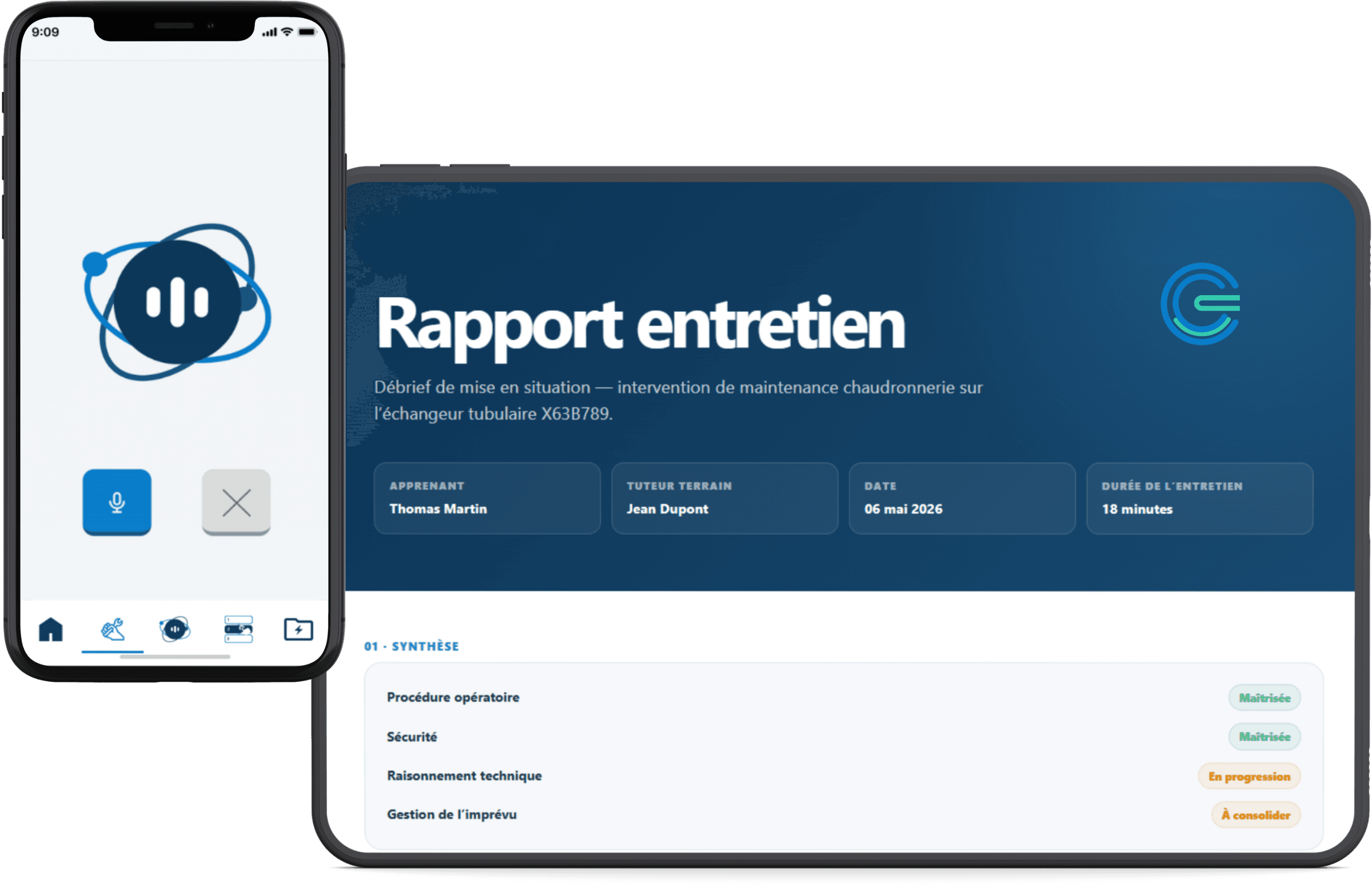 Entretiens de validation automatisés avec CoGeo